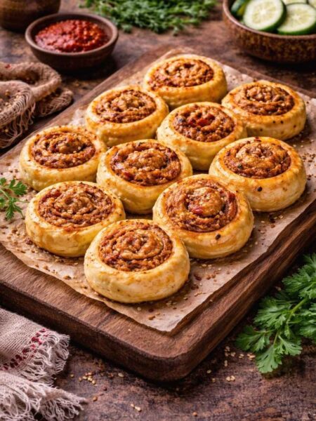 Harissa-Paprika-Röllchen – Würzige Gebäck mit Paprika