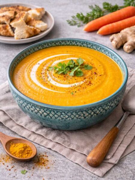 Karotten-Ingwer-Suppe – Cremig, gesund & wärmend