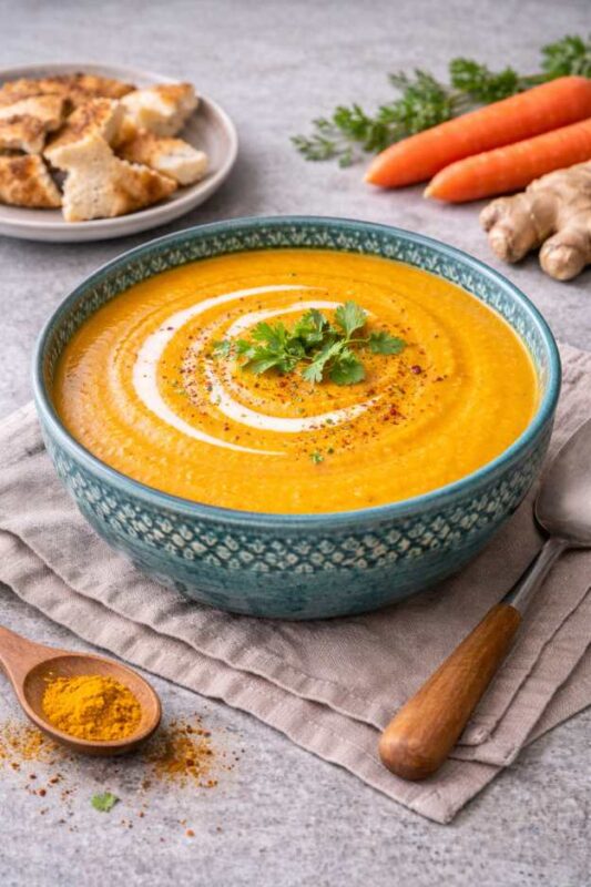 Karotten-Ingwer-Suppe – Cremig, gesund & wärmend