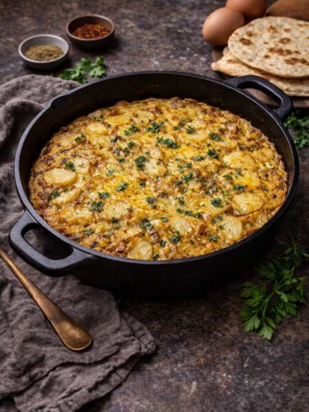 Kartoffel-Omelett mit Kreuzkümmel – Herzhaftes, einfaches Rezept