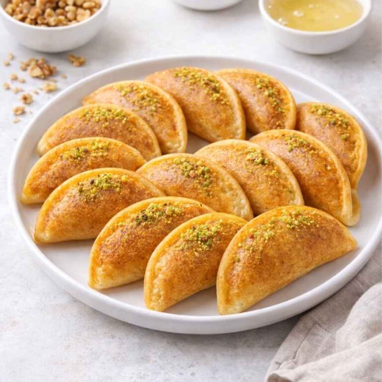 Atayef mit Walnüssen – gefüllte Pfannkuchen Rezept