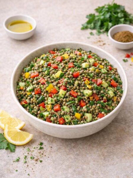 Linsensalat mit Kreuzkümmel – Gesund, proteinreich & aromatisch