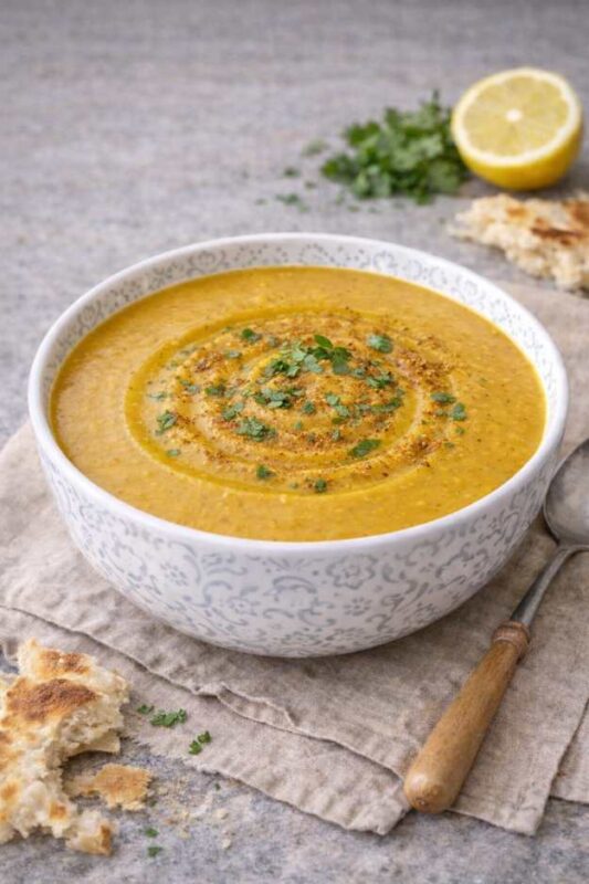 Orientalische Linsensuppe – Cremig, gesund & einfach gemacht