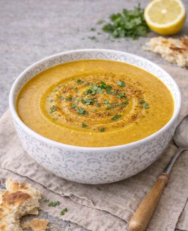 Orientalische Linsensuppe – Cremig, gesund & einfach gemacht