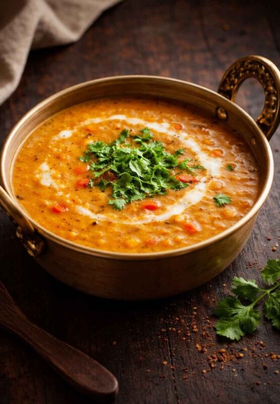 Mulligatawny – Würzige Pfeffersuppe mit Linsen und Gewürzen