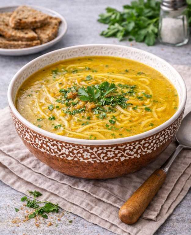 Orientalische Nudelsuppe – Schnell, einfach & wärmend