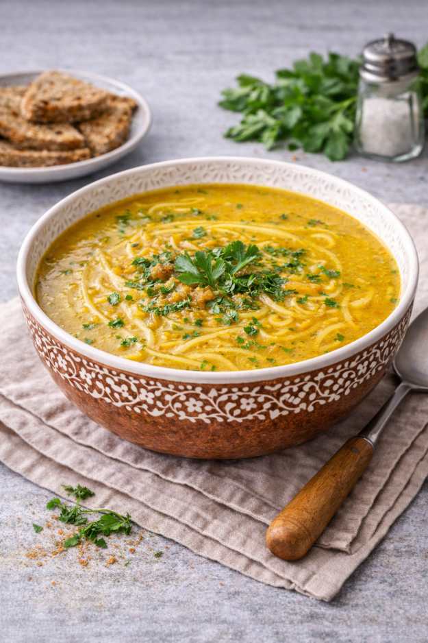 Orientalische Nudelsuppe – Schnell, einfach & wärmend