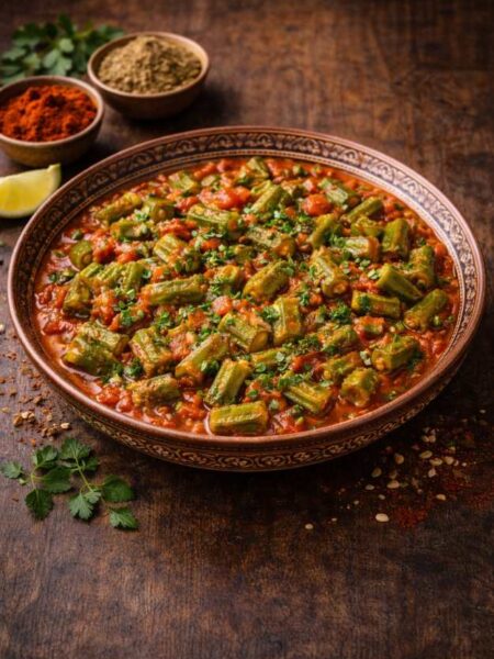 Okraschoten-Eintopf orientalischer Art