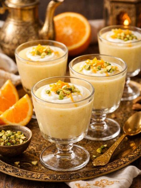 Orangen-Grieß-Dessert im Glas – Cremig und schnell gemacht