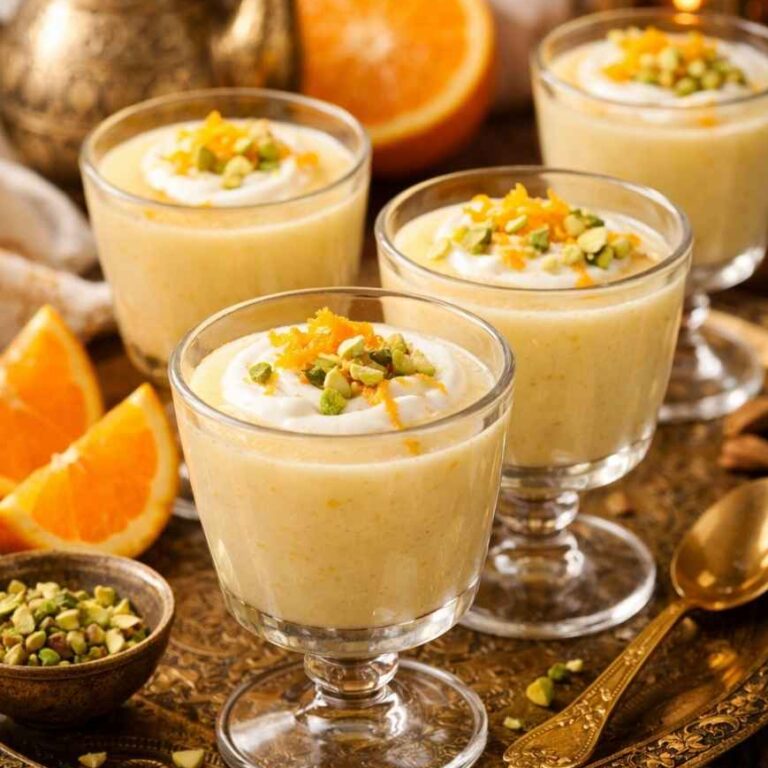 Orangen-Grieß-Dessert im Glas – Cremig und schnell gemacht