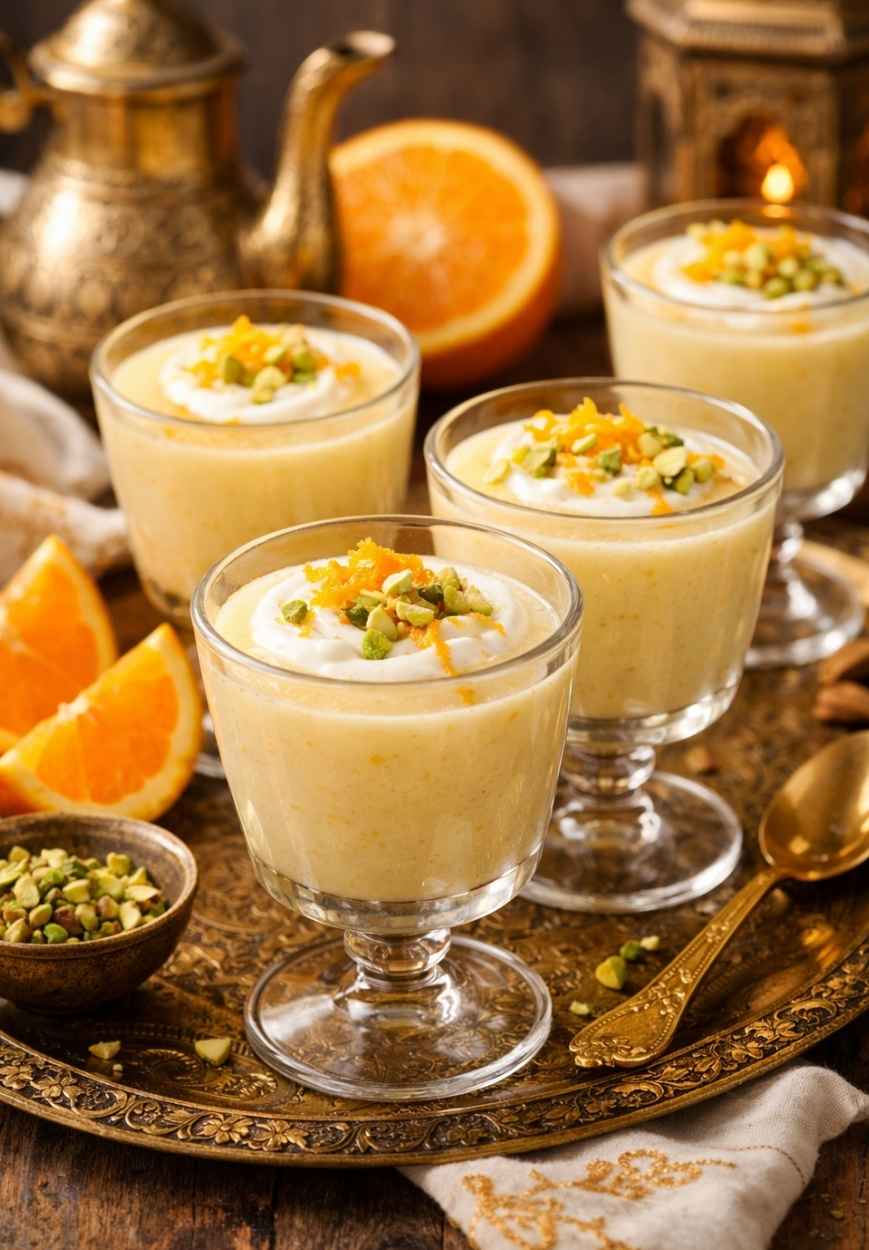 Orangen-Grieß-Dessert im Glas – Cremig und schnell gemacht