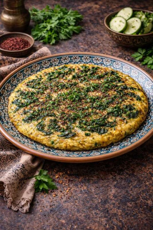Spinat-Omelett mit Sumach – Rezept