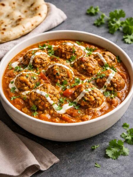 Vegetable Kofta – Gemüse-Kofta in cremiger Sauce