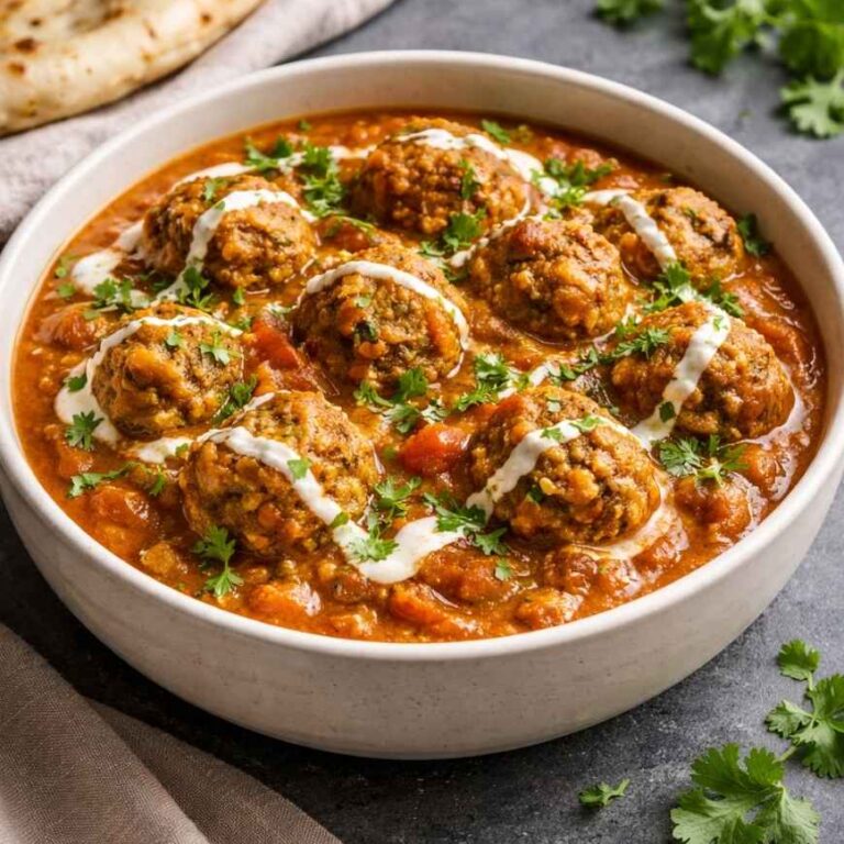 Vegetable Kofta – Gemüse-Kofta in cremiger Sauce