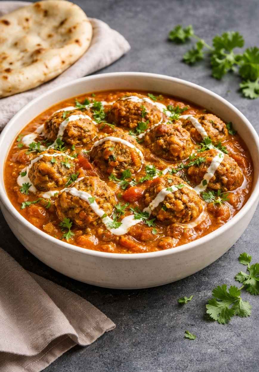 Vegetable Kofta – Gemüse-Kofta in cremiger Sauce