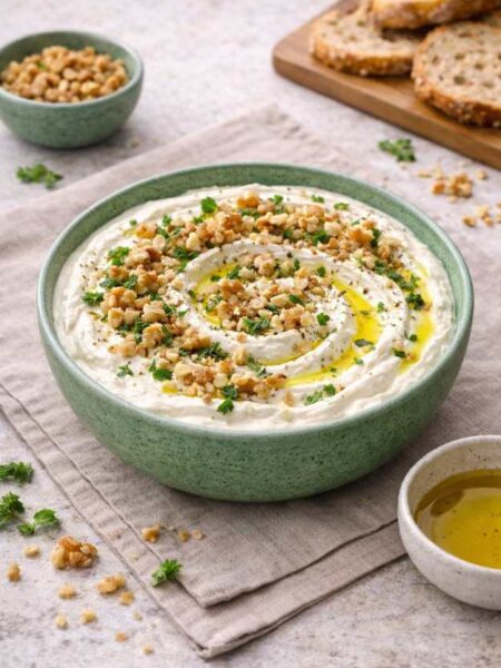 Labneh mit Walnüssen – Cremiger orientalischer Dip