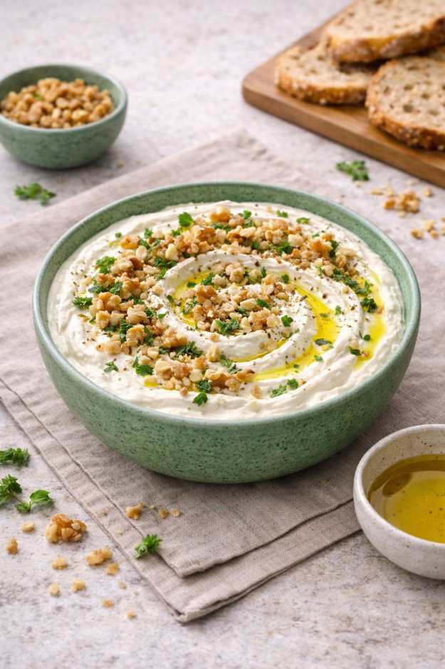 Labneh mit Walnüssen – Cremiger orientalischer Dip
