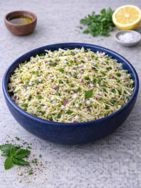 Weißkohlsalat mit Minze – Frisch, knackig & leicht