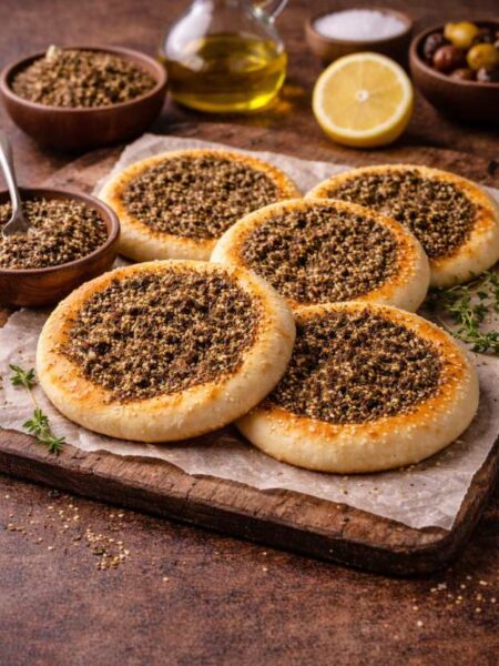 Manakish mit Zaatar – einfach selbst gemacht