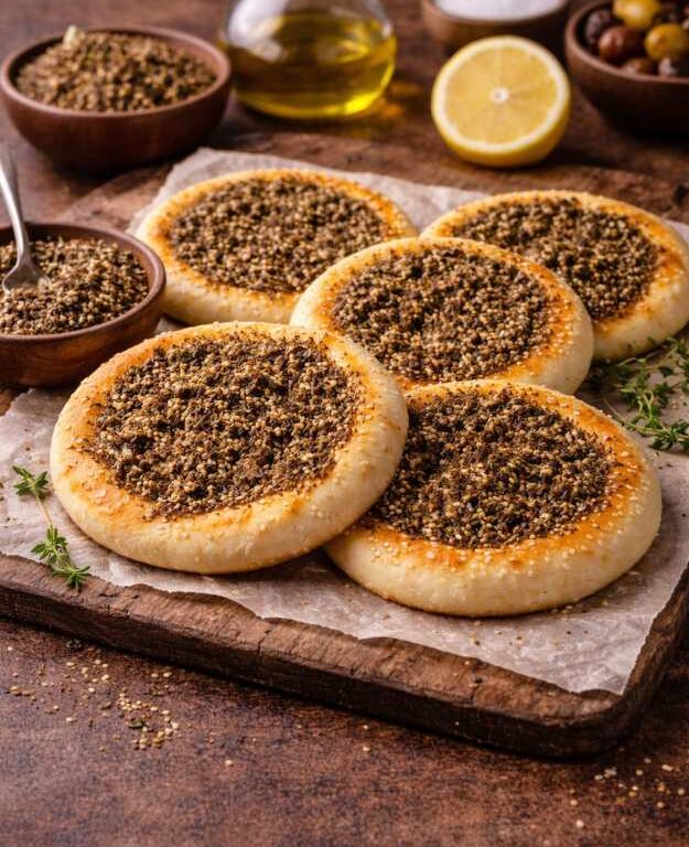 Manakish mit Zaatar – einfach selbst gemacht