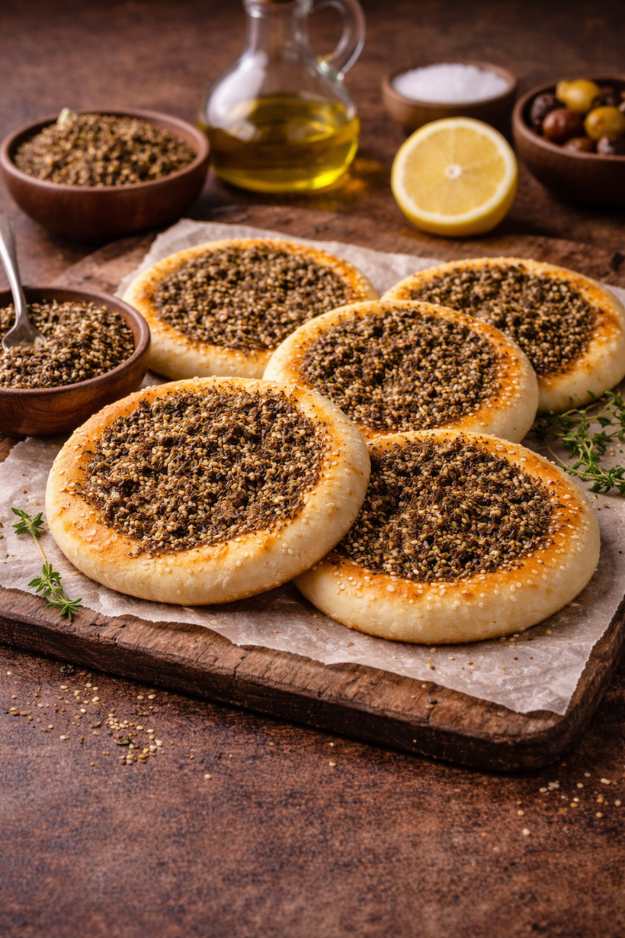 Manakish mit Zaatar – einfach selbst gemacht