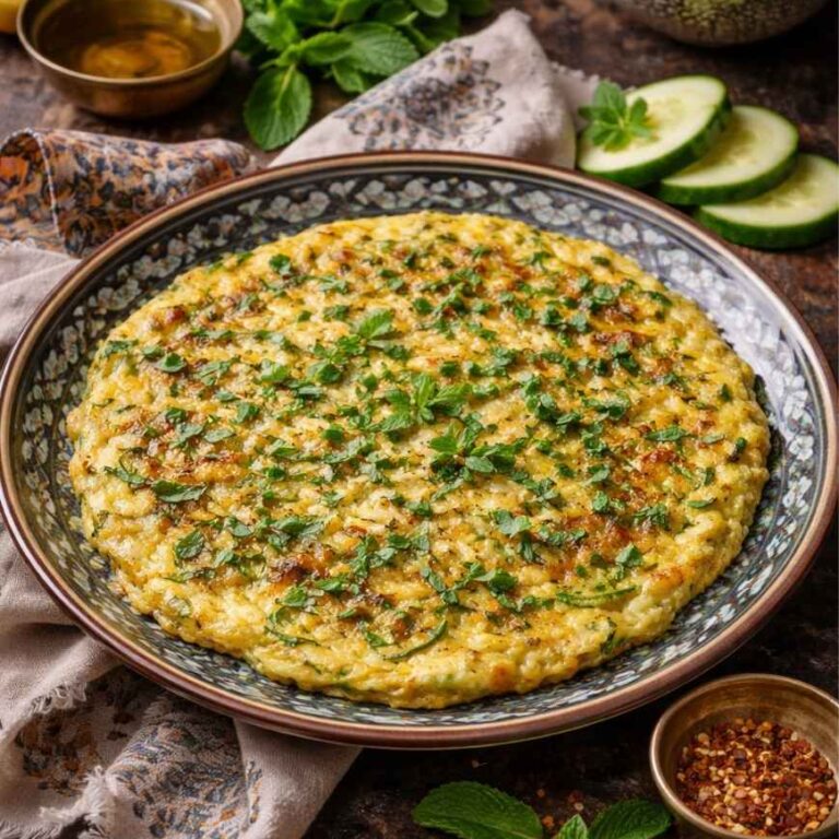 Zucchini-Minz-Omelett – Leichtes, gesundes Rezept