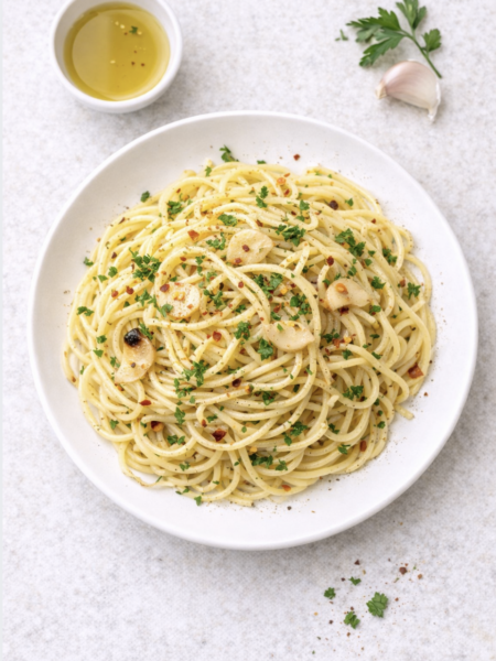 Spaghetti Aglio e Olio – einfaches italienisches Pasta-Rezept