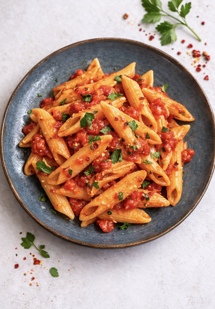 Penne Arrabbiata – würziges italienisches Pasta-Rezept