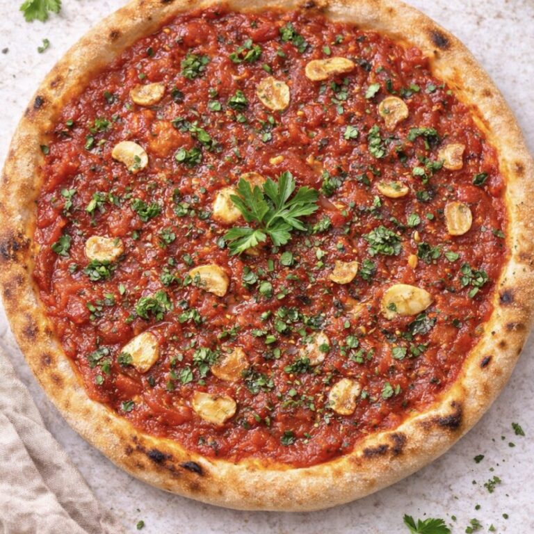 Klassische Pizza Marinara (vegan) – Original italienisch & ohne Käse