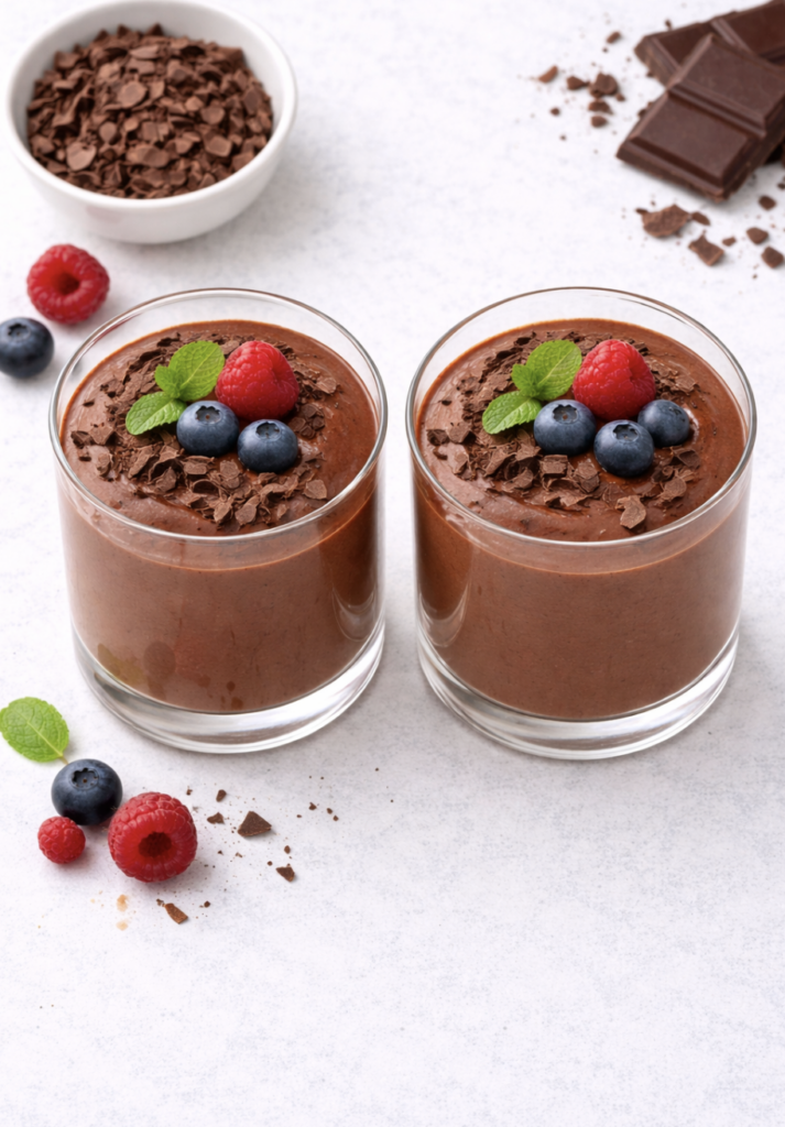 Vegane Schokoladen-Mousse – cremig, luftig & einfach ohne Ei