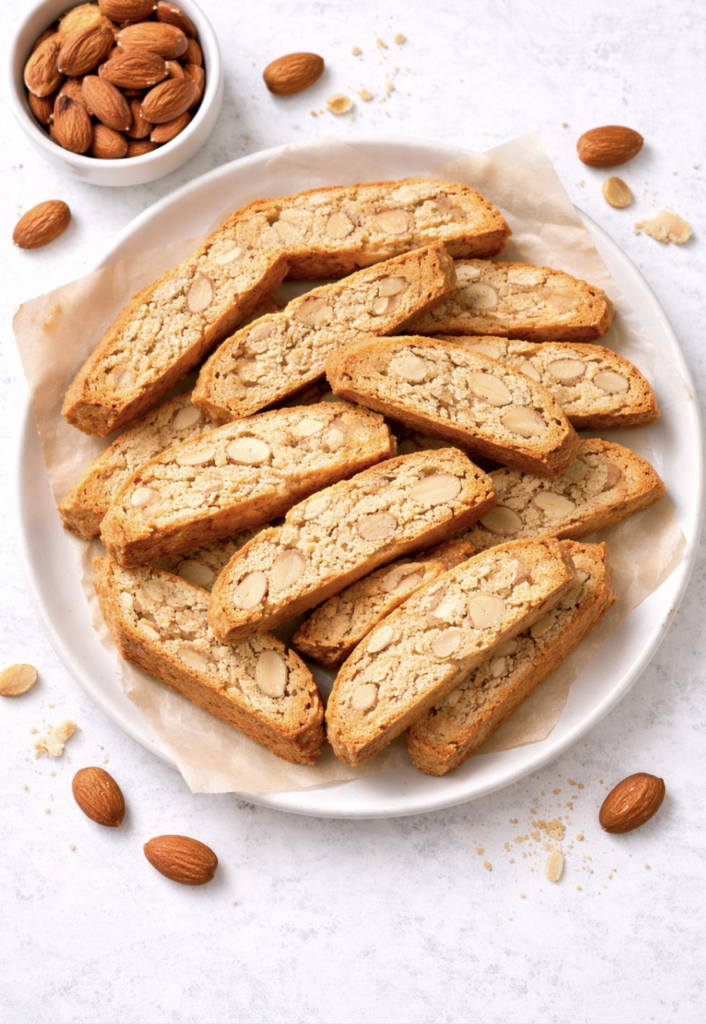 Biscotti mit Mandeln – knusprig, einfach & italienisch