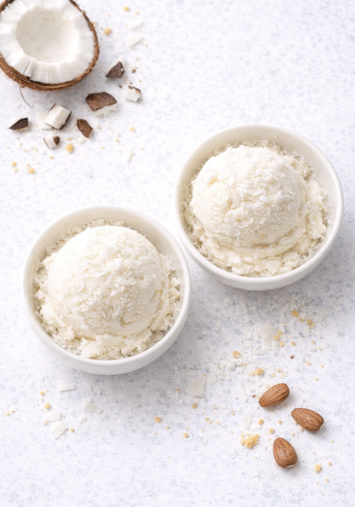 Veganes Gelato auf Kokosbasis – cremig, einfach & ohne Eismaschine