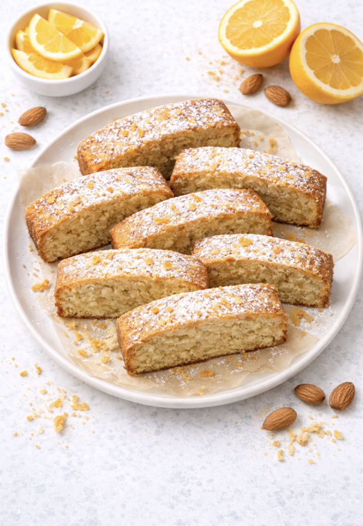 Veganer Orangenkuchen mit Mandeln – saftig, einfach & aromatisch