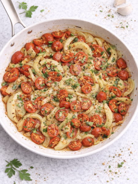 Tomaten-Fenchel-Pfanne – mediterran, einfach & gesund