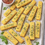 Knusprige Polenta-Sticks – einfach, vegan & perfekt aus dem Ofen