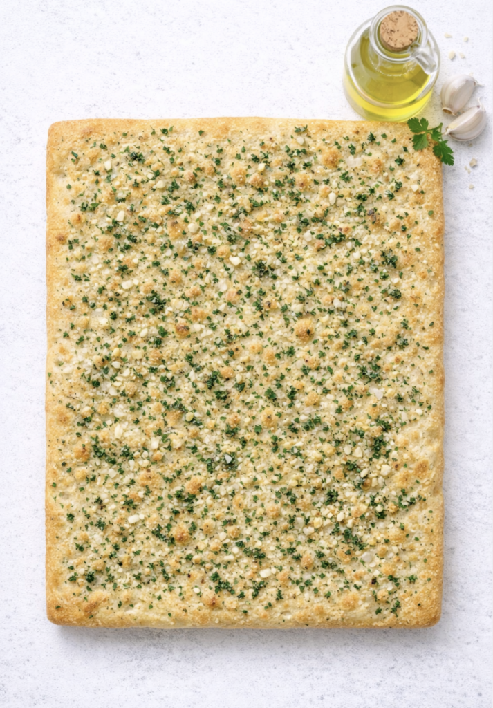 Knoblauch-Focaccia – einfach, fluffig & italienisch