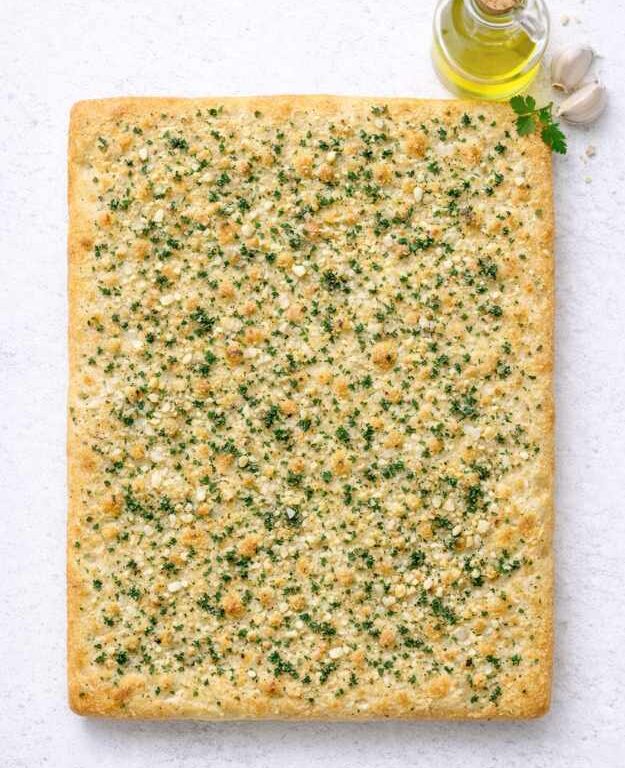 Knoblauch-Focaccia – einfach, fluffig & italienisch