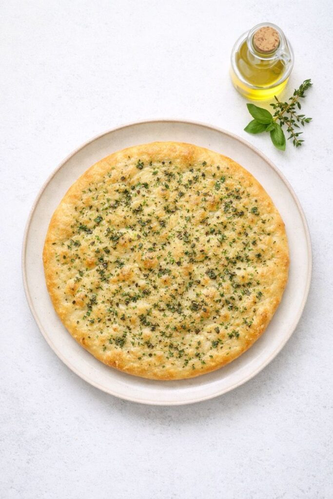 Italienisches Kräuter-Fladenbrot – einfach, fluffig & mediterran
