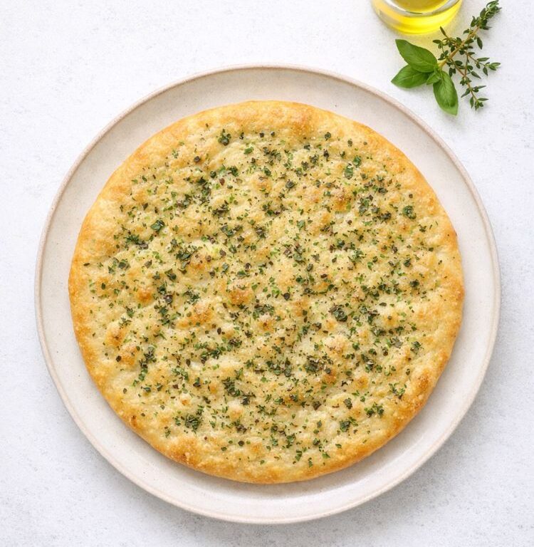 Italienisches Kräuter-Fladenbrot – einfach, fluffig & mediterran