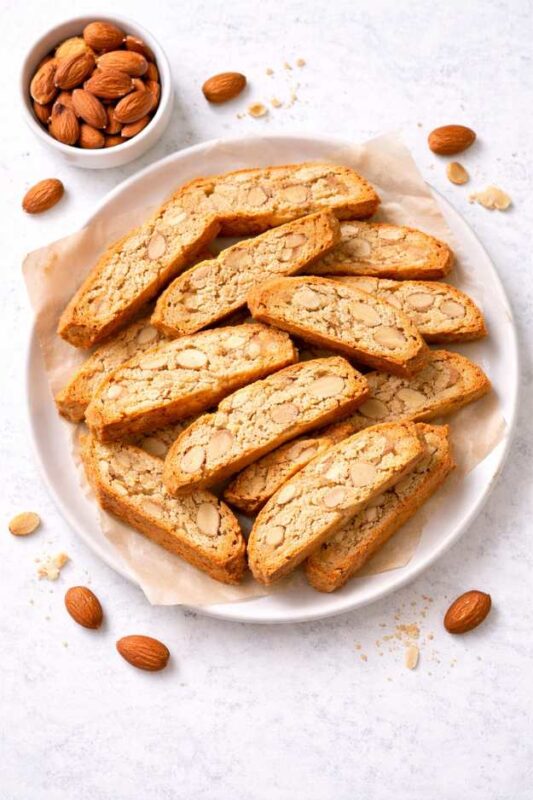 Biscotti mit Mandeln – knusprig, einfach & italienisch
