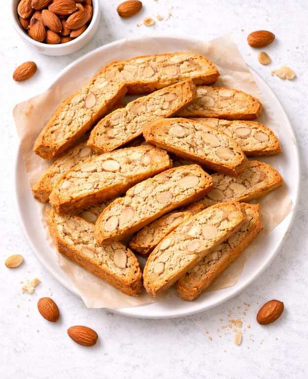 Biscotti mit Mandeln – knusprig, einfach & italienisch
