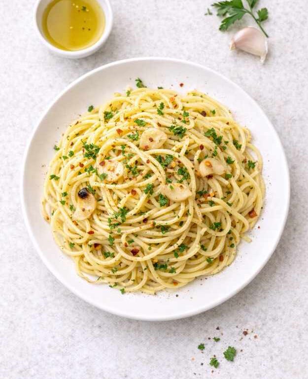 Spaghetti Aglio e Olio – einfaches italienisches Pasta-Rezept