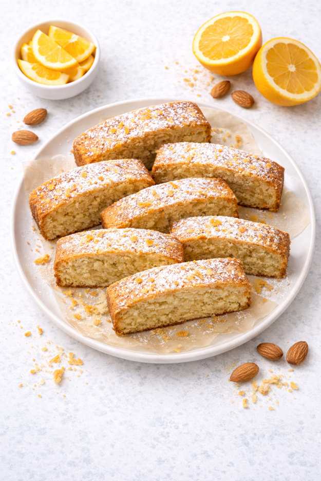 Veganer Orangenkuchen mit Mandeln – saftig & aromatisch