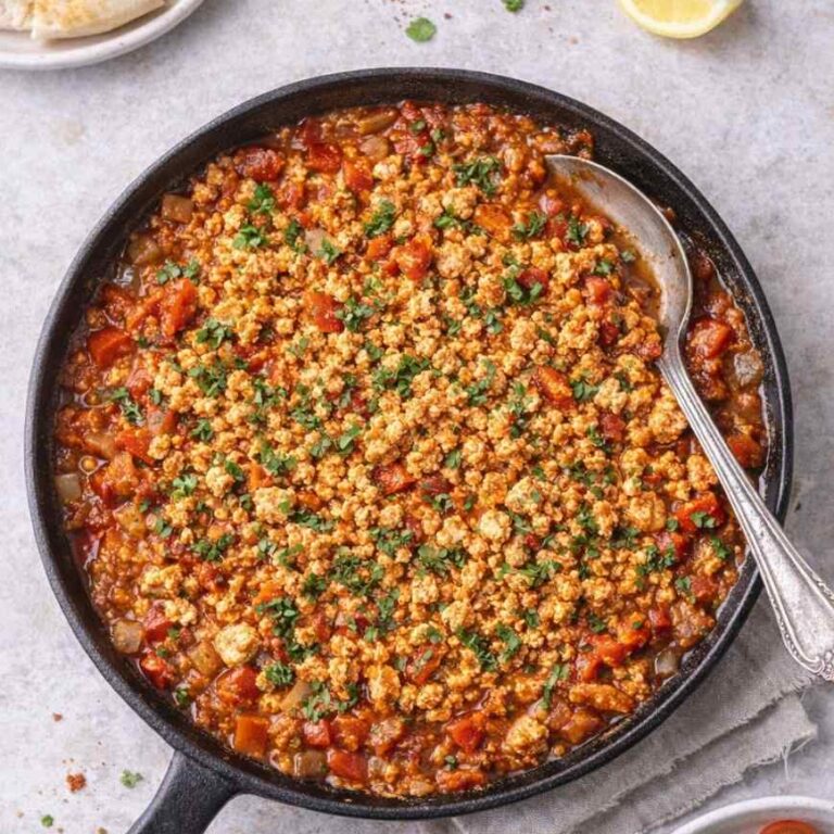Vegane Shakshuka mit Tofu – würzig, proteinreich & ohne Ei