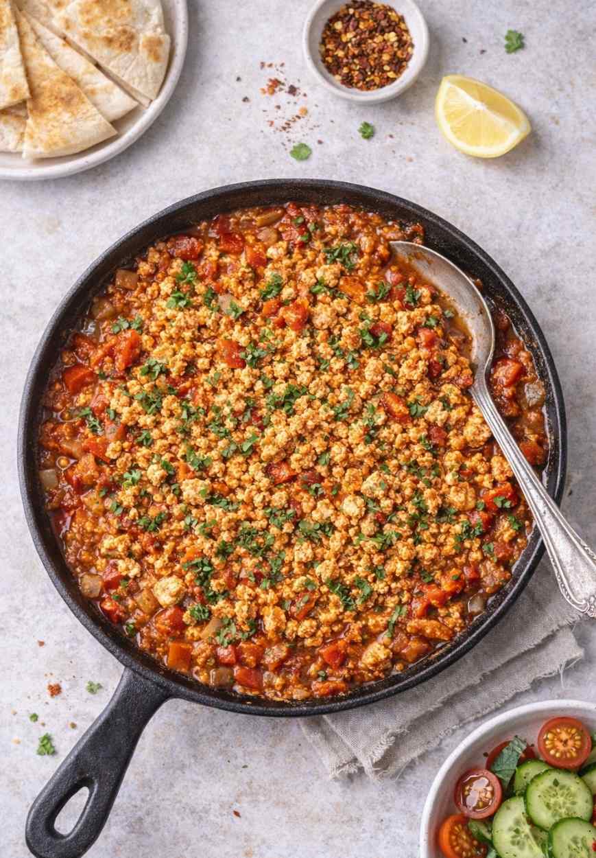 Vegane Shakshuka mit Tofu – würzig, proteinreich & ohne Ei