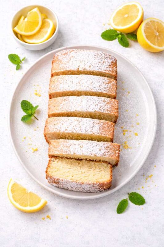 Veganer Zitronenkuchen – saftig, einfach & schnell gebackenVeganer Zitronenkuchen – saftig, einfach & schnell gebacken