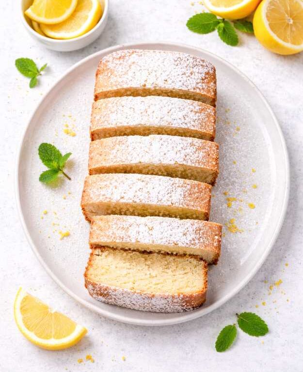 Veganer Zitronenkuchen – saftig, einfach & schnell gebackenVeganer Zitronenkuchen – saftig, einfach & schnell gebacken