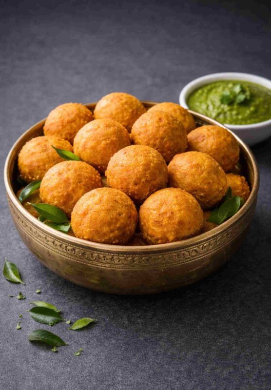 Aloo Bonda – Knusprige indische Kartoffelbällchen mit Kichererbsenteig