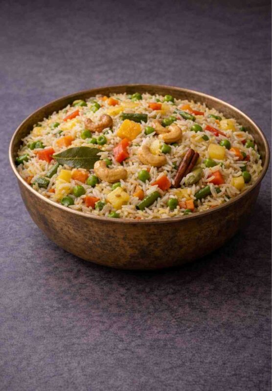 Vegetable Pulao – Aromatischer indischer Gemüsereis einfach zubereiten