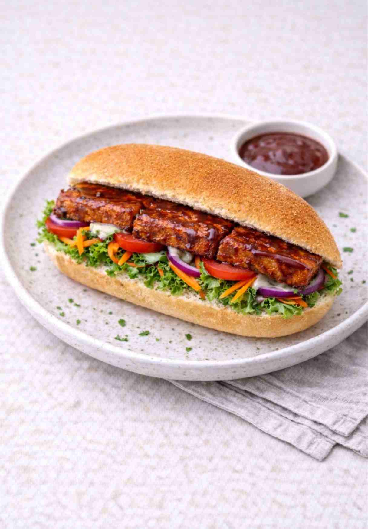 BBQ-Tofu-Sandwich